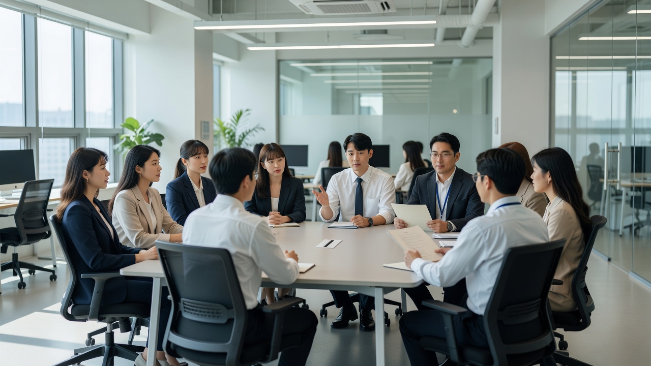 SK하이닉스 채용 학력 제한이 폐지된 신입사원 면접 장면