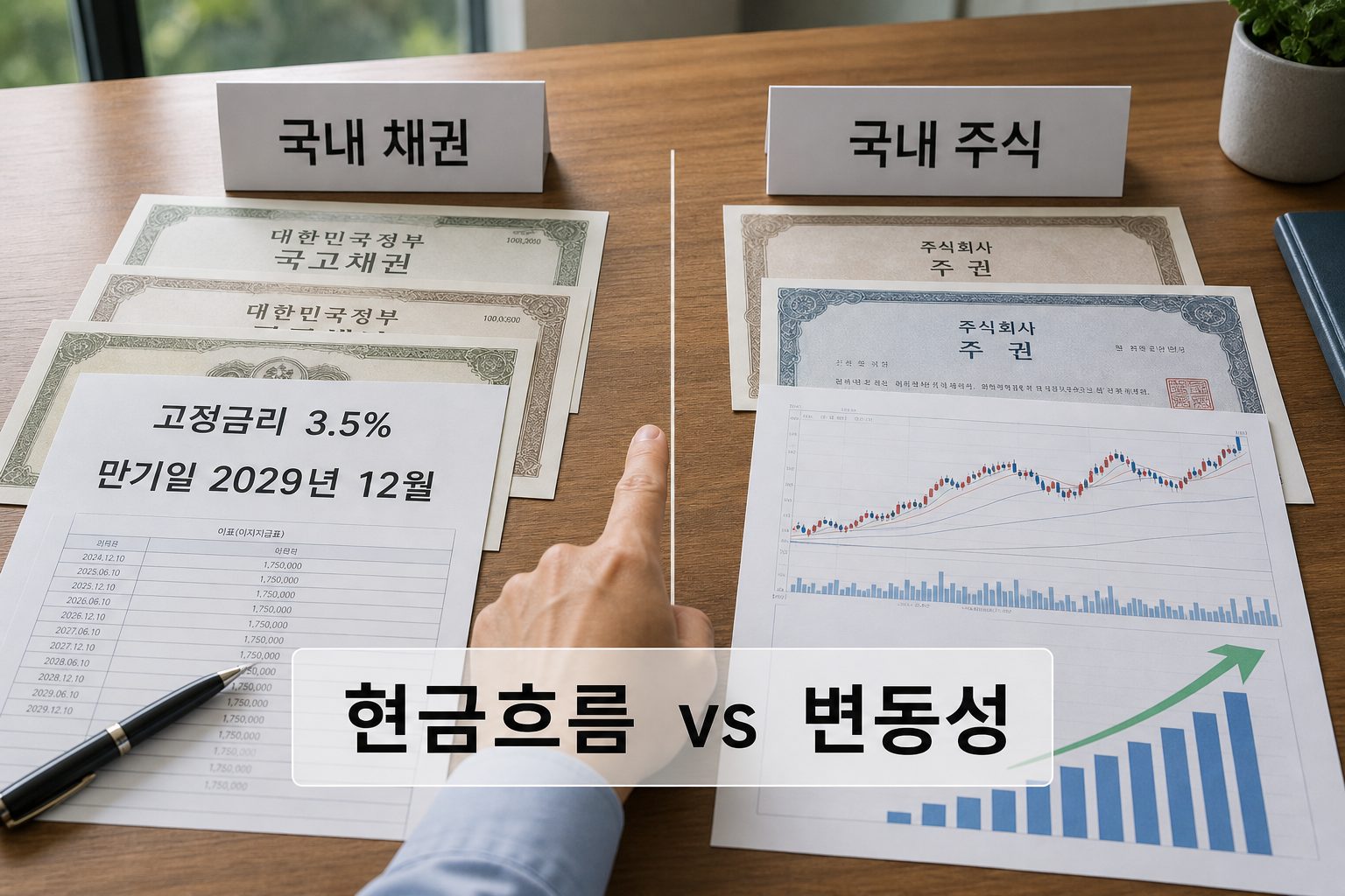 국내 채권과 주식 비교 선택 기준 정리