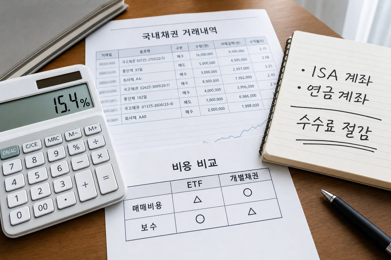 국내 채권 투자 시 세금과 수수료 절감하는 실전 체크리스트