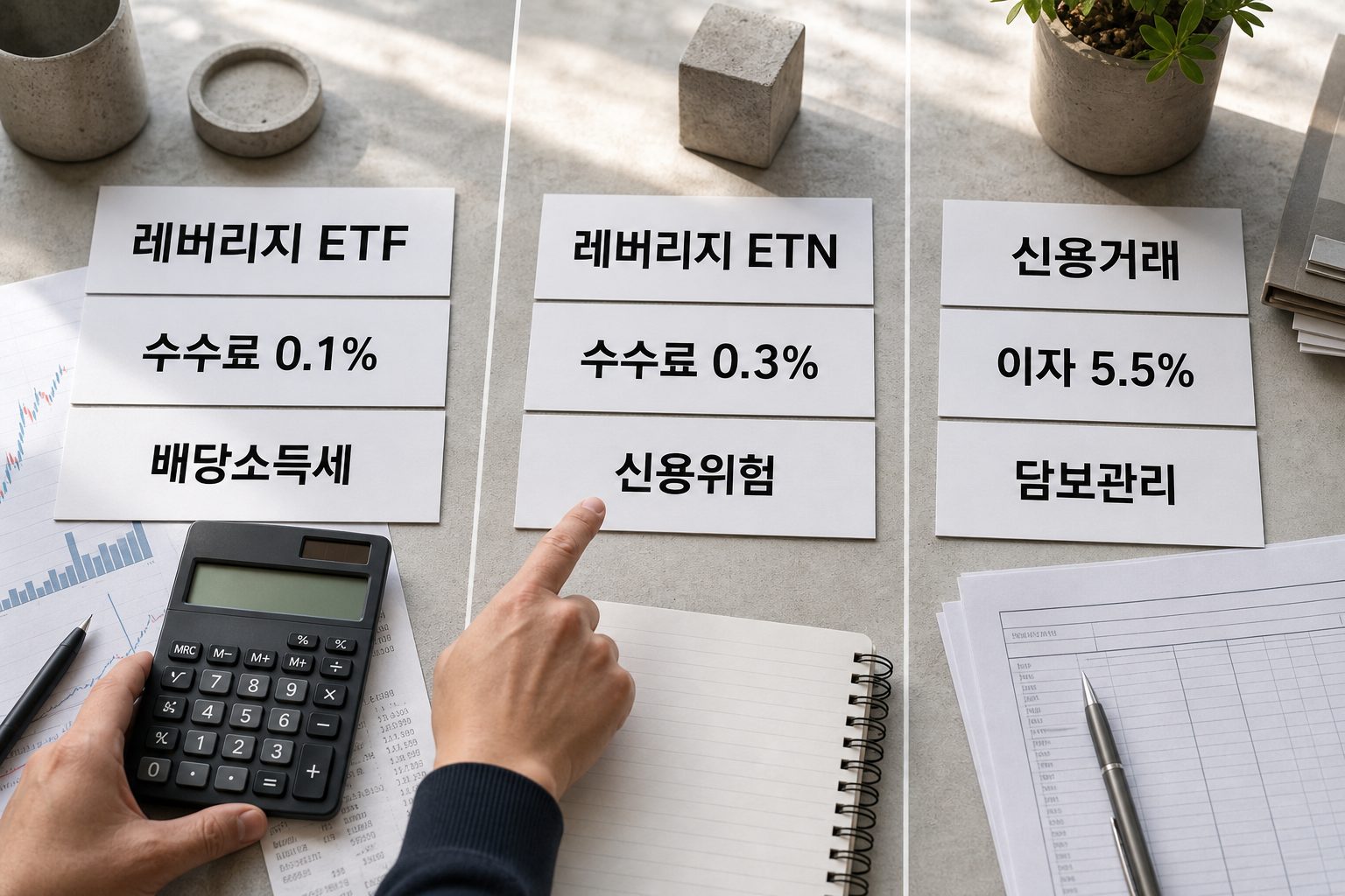레버리지 투자 시 반드시 비교해야 할 상품별 수수료·세금 기준