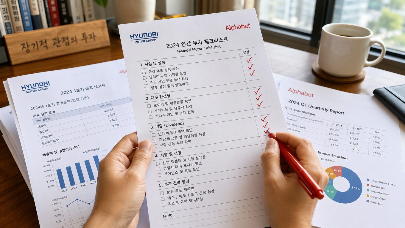 장기 투자 종목 추천 후 1년 단위로 점검해야 할 유지관리 체크리스트
