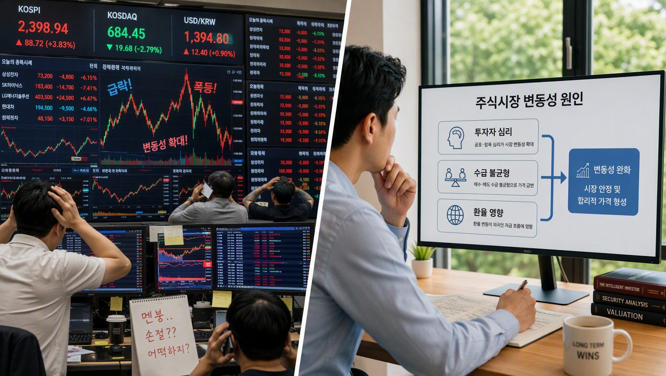 주식시장 변동성이 심한 이유 정리