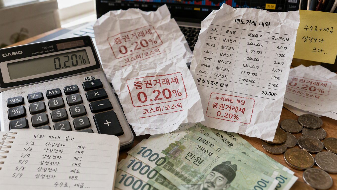 증권거래세 이렇게 자주 내도 되는 건가요?