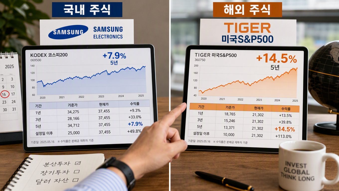 장기 투자 주식 추천: 국내주식과 해외주식 선택 기준