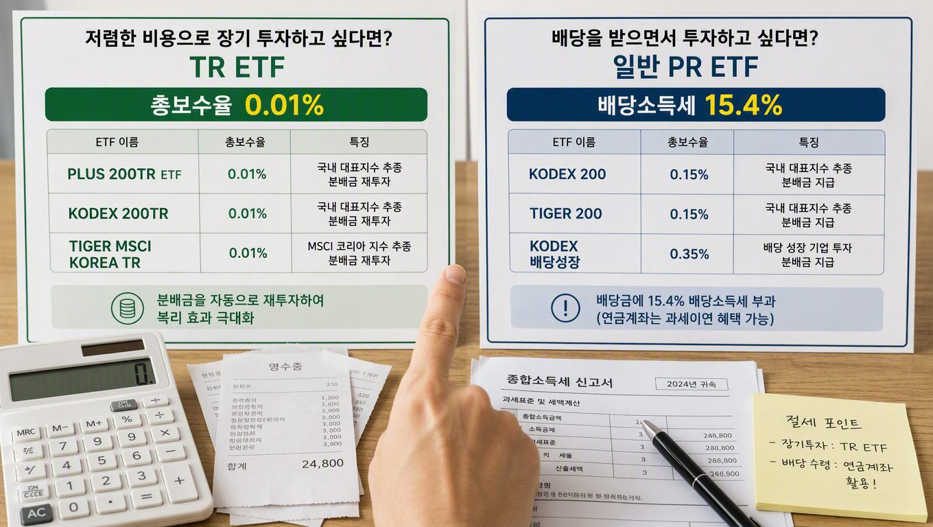 장기 투자 국내 etf 추천에서 총보수율과 세금 기준을 따지는 방법